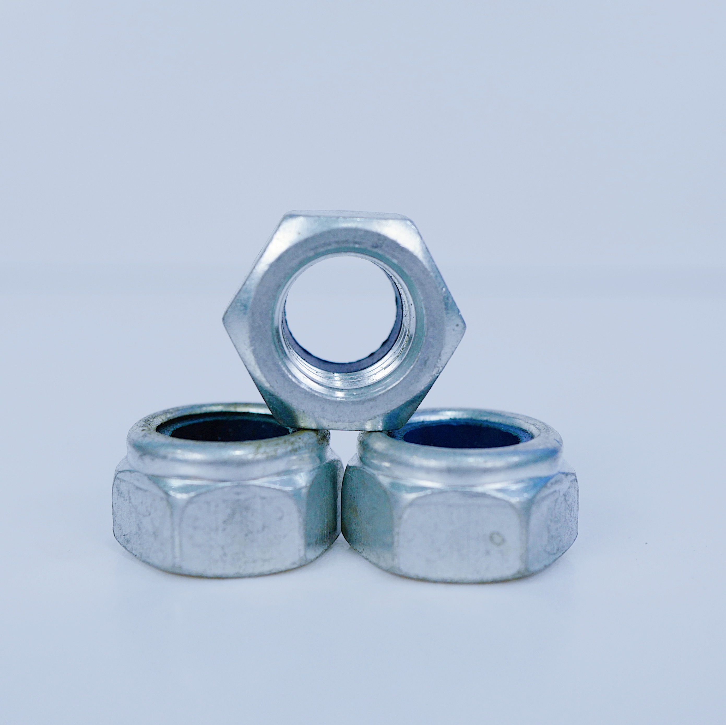 Chrome M12 Industry Nylon Nut